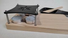 Charger l'image dans la galerie, Appareil à raclette à la bougie long avec plaque noire