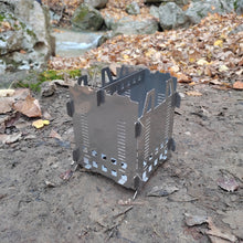 Charger l'image dans la galerie, Réchaud à bois en acier inoxydable – Photo 01