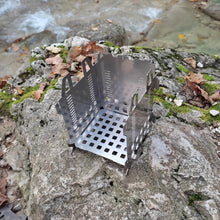 Charger l'image dans la galerie, Réchaud à bois en acier inoxydable – Photo 06
