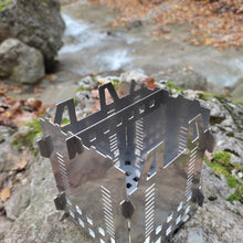 Charger l'image dans la galerie, Réchaud à bois en acier inoxydable – Photo 07
